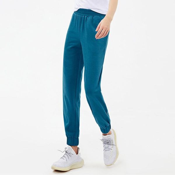 

running pants 2021 autumn winter sports thicken women slim gym training yoga fitness workout jogging sweatpants female1, Black;blue