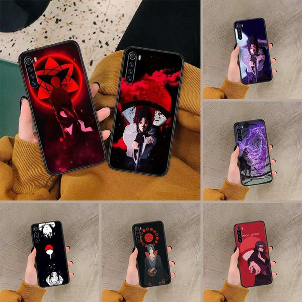 

sasuke naruto animation mobile phone cover millet redmi note 7 8t 8 9s 4x 7 7a 9a k30 pro super black waterproof tpu 3d shell