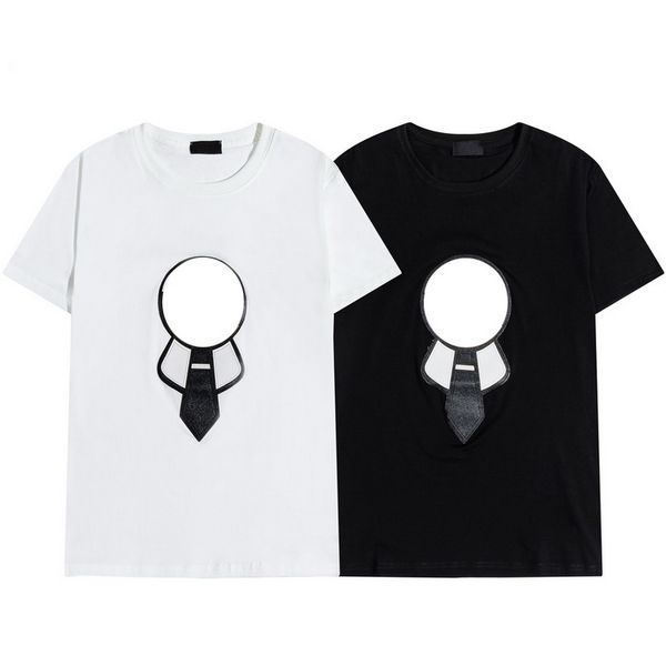 

fashion men's common sense t-shirt fashion round neck breathable women's short sleeve trend letter t-shirt s-2xl, White;black