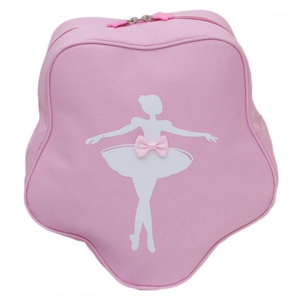 

new fashion children dance bag girls princess cute ballet pink backpack care package with bow1, Black;red