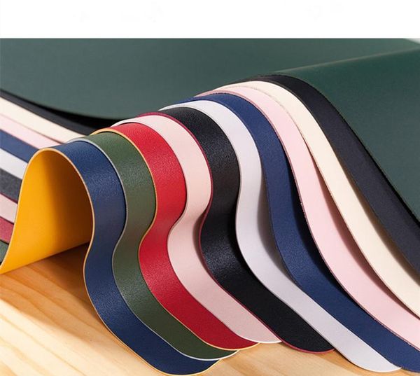 

double sided desk mats oversized mouse pad lapdesk pad waterproof pu leather mo jlluyn dh_garden