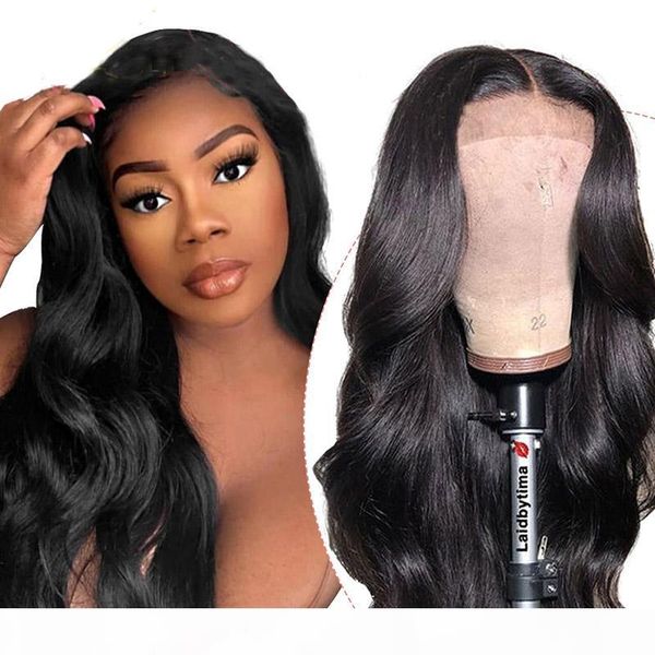 

объемная волна кружева фронтальная человеческих волос парики для женщин с ребенком волос бразильский волос remy полные парики шнурка pre-щип, Black;brown