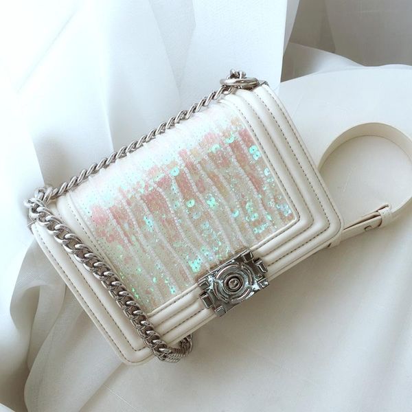 

2020 new women's bags designer chain sequin shoulder messenger bag luxury handbags women bags designer female crossbody bag 170