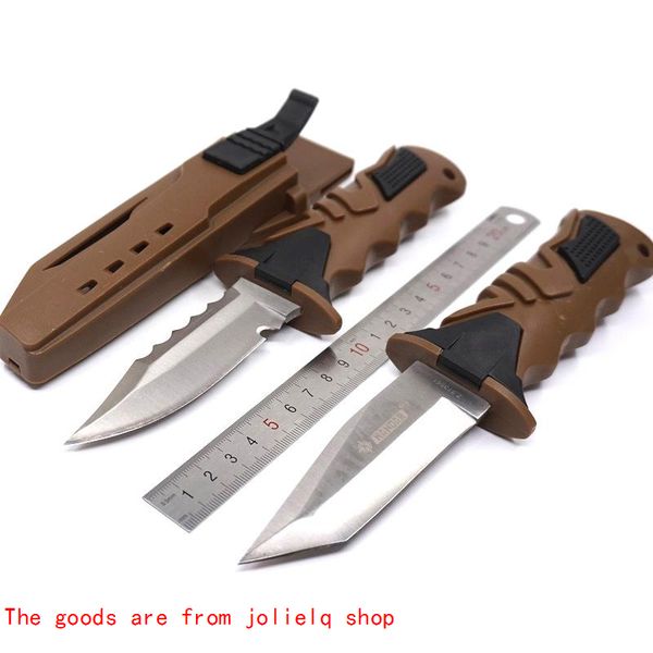 

tactical 440c diving knife steel fixed blade blade with multipurpose scabbard survival hunting knives camping outdoor tools bjnpf qynf