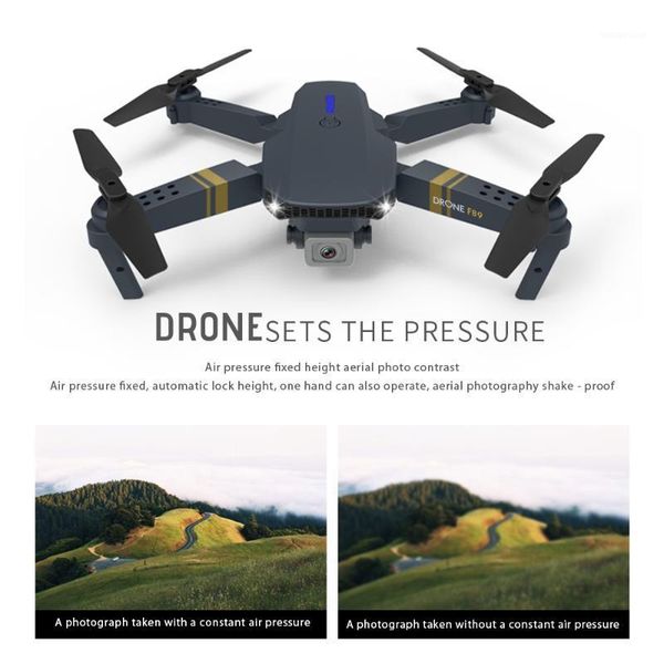 

f89 folding remote control drone 4k dual camera long endurance rc drone fixed height quadcopter remote control aircraft toys1