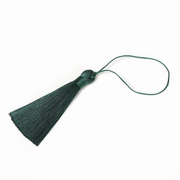 

10pcs tassel brush pendant accessories for diy earrings jewelry making 8cm silk satin tassel handmade crafts findings supplier h bbyzqe