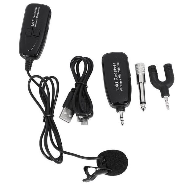 

professional 2.4g lavalier microphone camera microphone long-distance mic for phone dslr tv pc and