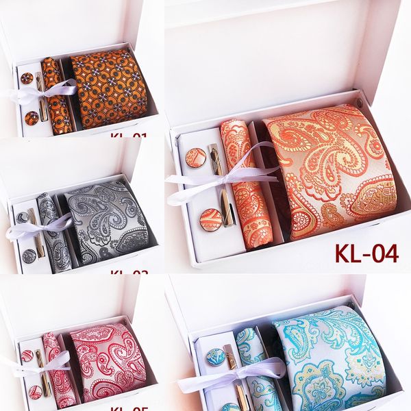 

3fx7 2020 new 5cm business classic tie box knitted necktie knitting neck ties for man mens wedding gift party cravat, Black;blue