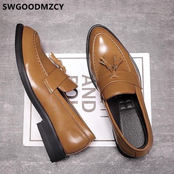 

elegant shoes for men loafers mens formal shoes italian brand coiffeurofficial for men sepatu slip on pria erkek ayakkabi, Black