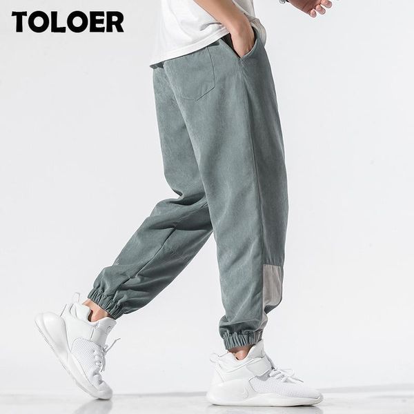 

design super men sweatpants in pure color loose fit retro style mens sweatpants street wear men harem pants korean style clothes1, Black