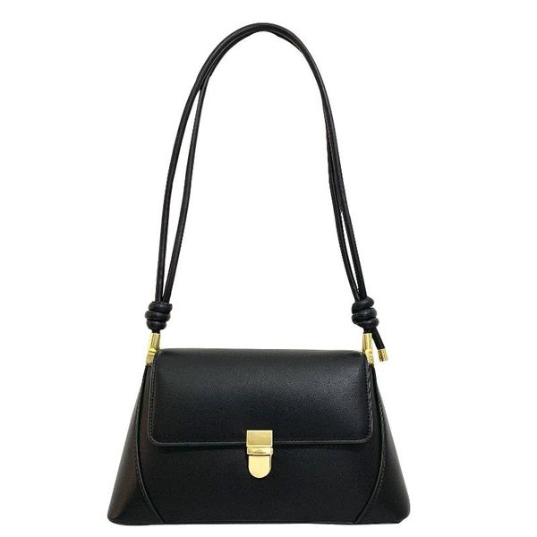 

2021 new shoulder bag female underarm bag lock french retro baguette fashion small handbag