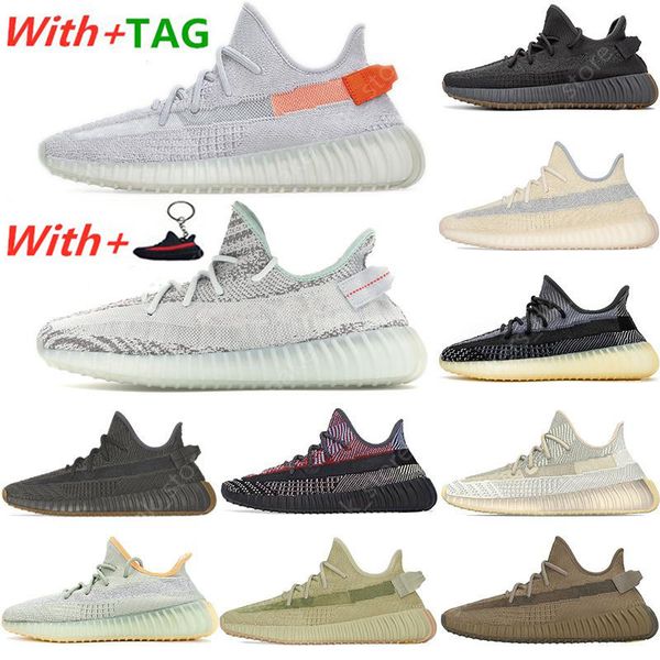 

2021 new kanye west tail light asriel israfil cinder running shoes earth zyon cid clay zebra yecheil static reflective men sports sneakers