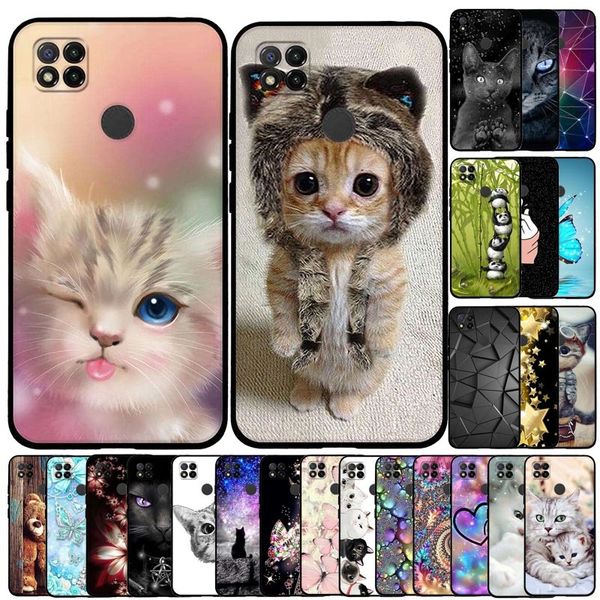 

для xiaomi случаи полной защиты soft tpu cute задней крышка на реом бампер hongmi 9с дела etui телефона мешки shell coque