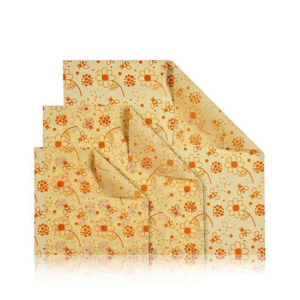 

reusable food wrap camping beeswax printed wraps outdoor picnic biodegradable storage wrap food fresh keeping covers qylbon ppshop01