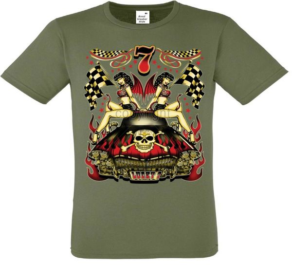 

olive shirt rod us car &amp' 50 stylemotiv model lucky 7 babes sport hooded sweatshirt hoodie