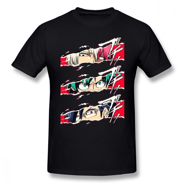 

my hero acadamia izuku men t shirt new couple big size o-neck cotton short sleeve men shirt sport hooded sweatshirt hoodie