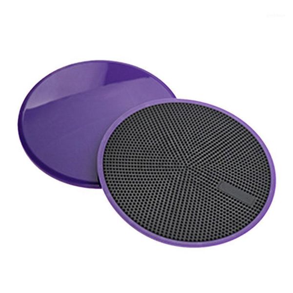 

2pcs portable abdominal core sliding plate fitness equipment coordination yoga home exercise gliding disc round workout training1