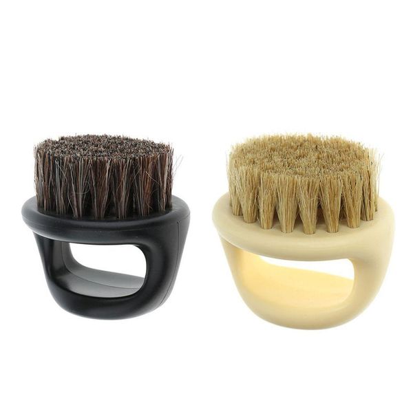 

barber brush mustache facial hair duster men's hair hairdressing for brush face salon sweep beard shaving neck sqcqa comecase, Silver