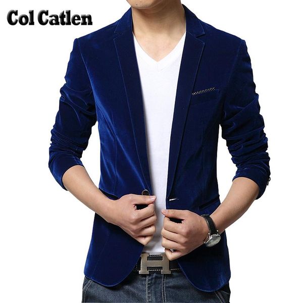 

new brand blazers men slim fit suit jacket man spring autumn outwear coat men's fashion velvet formal blazer masculine homme 4xl, White;black