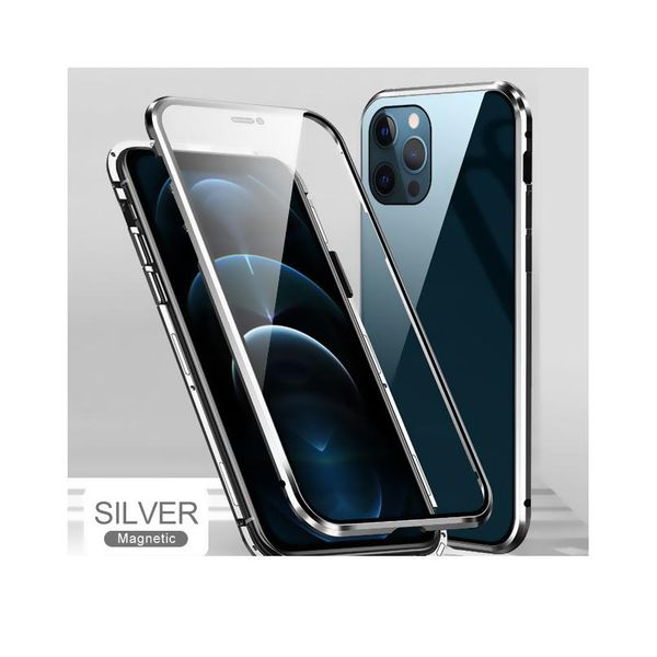 

for iphone 12 mini case 360 magnetic phone cover for iphone12 pro max aifon 12pro 12mini double sided tempered gla jllvvq