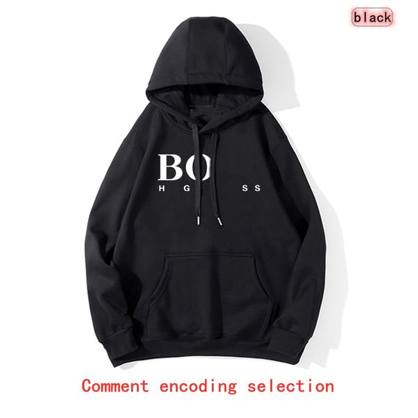 

20ss mens women designers hoodies fashion hoodie autumn boss winter man long sleeve sweat sweaters hooded pullover clothing sweatshirt, Black