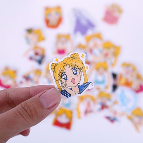 

kawaii cartoon stickers pcak 24 design decorative collage scrapbooking diy bullet journal album label gift stickers for kids