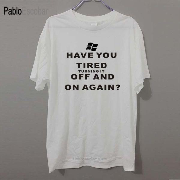 

fashion brand the it crowd diy men's short sleeve cotton round collar white gray black programmer hoodie designers t shirts sweatshirt