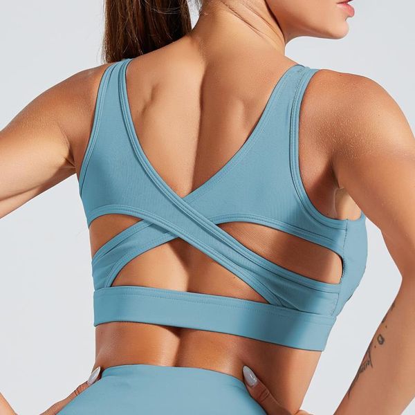

underwear women's sports bra, yoga gym clothes, women's new shockproof gathered vest style exercise, White;black