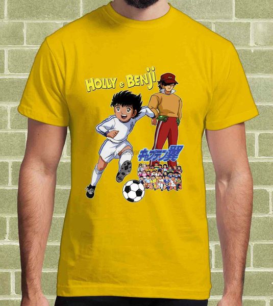 

holly and benji two league captain tsubasa cartoon t-shirt for men and child sport hooded sweatshirt hoodie