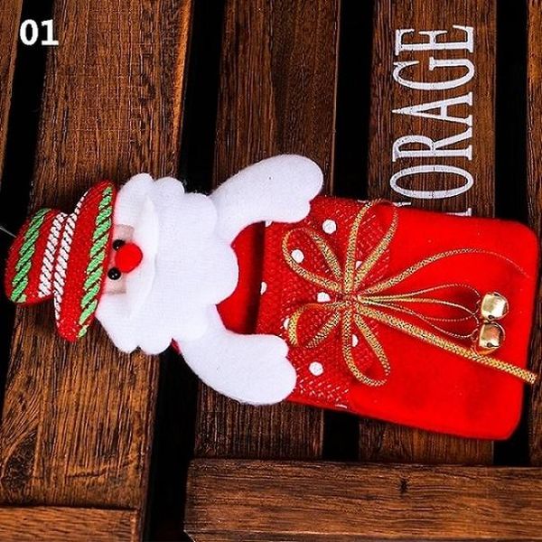 

1pcs santa claus gifts christmas pendant tree decorations hanging drop ornaments child gift bags supplies new year decor bbysqx