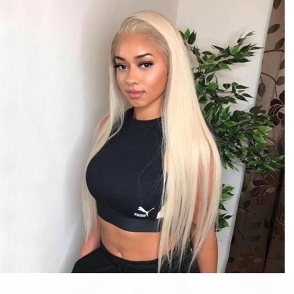 

13x4 150% density blonde lace front human hair wig straight lace front wigs brazilian remy full lace wigs pre plucked for black women, Black;brown