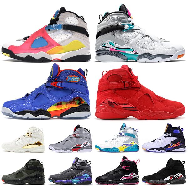 

doernbecher jumpman 8 8s se white multicolor south beach valentines day mens basketball shoes ovo white black trainers sneakers