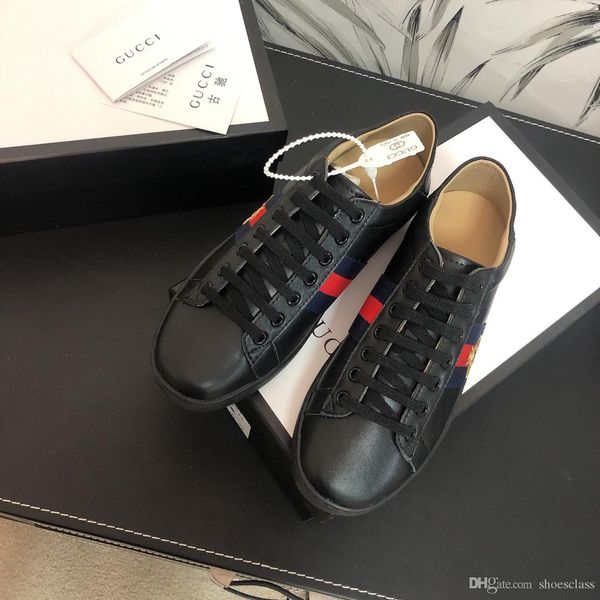 

2020 new men's casual sneakers men's fashion sneakers leather casual shoes luxury design platform shoesac, Black;red