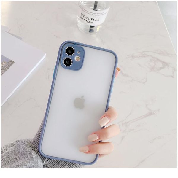 

sile matte bumper phone case for iphone 12 11 pro xr x xs max mini 6s 6 8 7 plus se2 tra wmtzgk