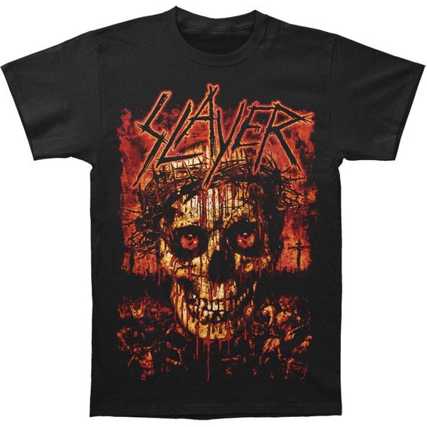 

slayer men crowned skull t shirt black 2018 letter print tee print mens summer t shirt sport hooded sweatshirt hoodie