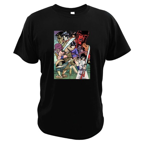 

ninja scroll movie t shirts kagero jubei kibagami clothing summer casual 100% cotton short sleeves tee sport hooded sweatshirt hoodie