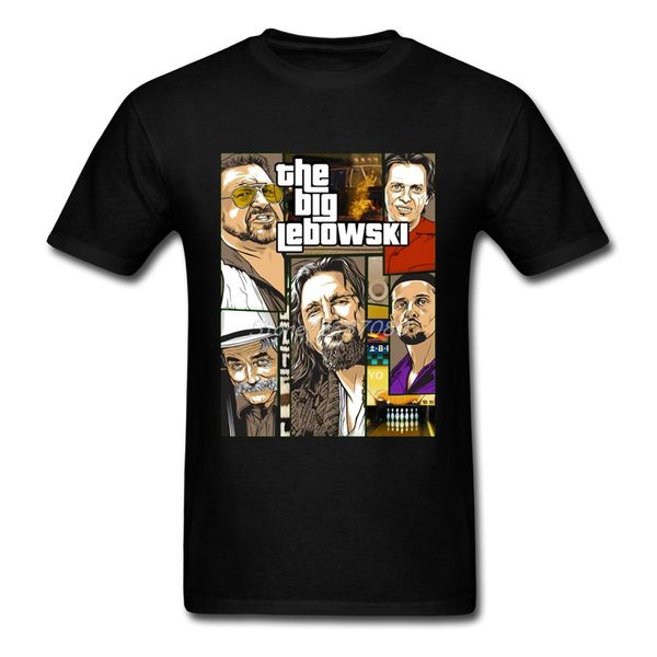

the big lebowski t shirt short sleeve custom men's shirt hiphop cool plus size crewneck cool men's shirts sport hooded sweatshirt