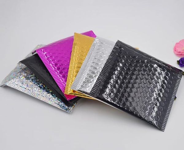 

100pcs 15*13cm small gold aluminized foil metallic bubble mailer shipping bubble padded envelopes gold sqcfcz new_dhbest