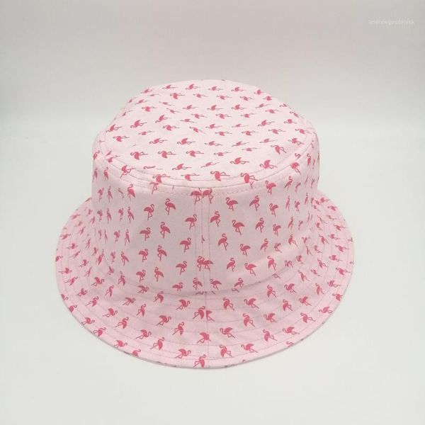 Cloches flamingo güneş şapka renk değişimi hafif tarzda yaz UV koruma kovası hat1