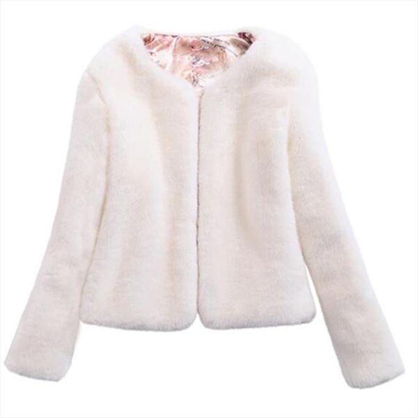 

womens fur coat female winter coat leather faux fur artificial jackets for women rabbit fur large size plush 5xl, Black