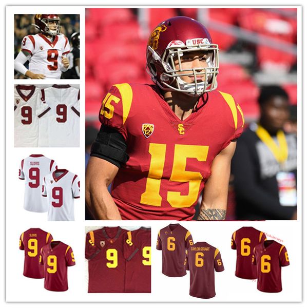 

custom usc trojans football jersey 15 talanoa hufanga drake london 4 bru mccoy 93 marlon tuipulotu 75 alijah vera-tucker usc trojans jersey, Black
