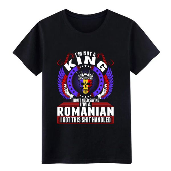 

men's im a romanian king custom cotton s xxxl letters cute breathable spring kawaii shirt hoodie designers t shirts sweatshirt