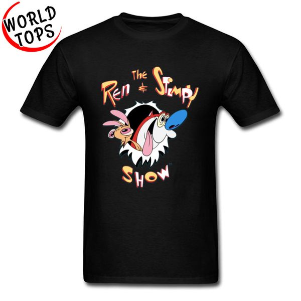 

tv animation the ren and stimpy show funny cartoon 90's interesting comic anime harajuku japan tees hooded sweatshirt hoodie men t shir