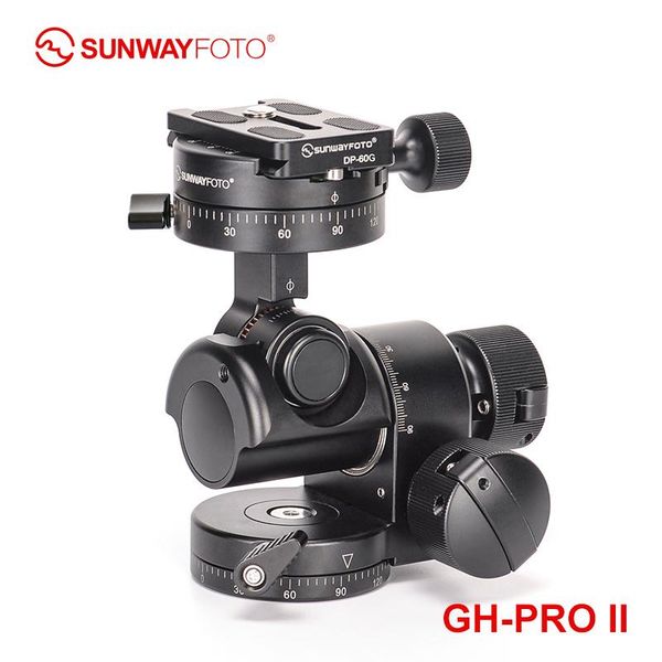 

tripod heads sunwayfoto gh-pro ii gear head panoramic quick release plate for dslr camera panorama arca swiss