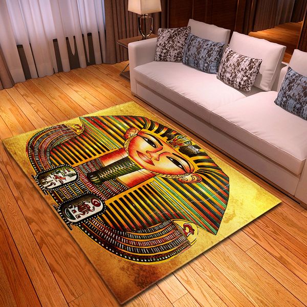 

african carpet egyptian culture large 3d carpets rug for living room decorative floor bathroom bedside washable non-slip mat