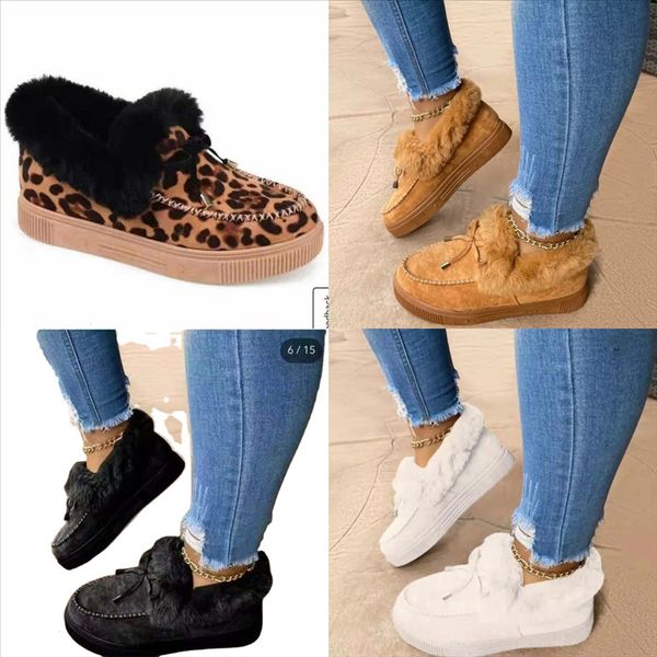 

1pndr winter plus velvet yarn kids home slippers baby girls boys house toddler children cartoon mop cotton shoes snow boots warm soft, Black