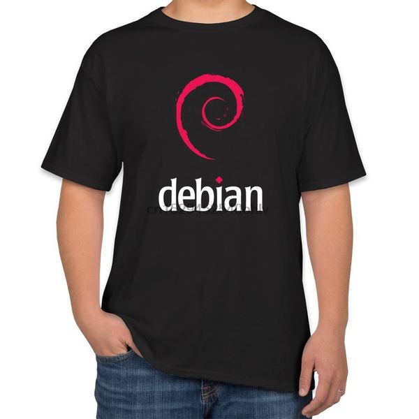 

comical shirt men's summer debian linux tees t-shirt print tshirt men's short sleeve o-neck stylish classic sport hooded sweatshir