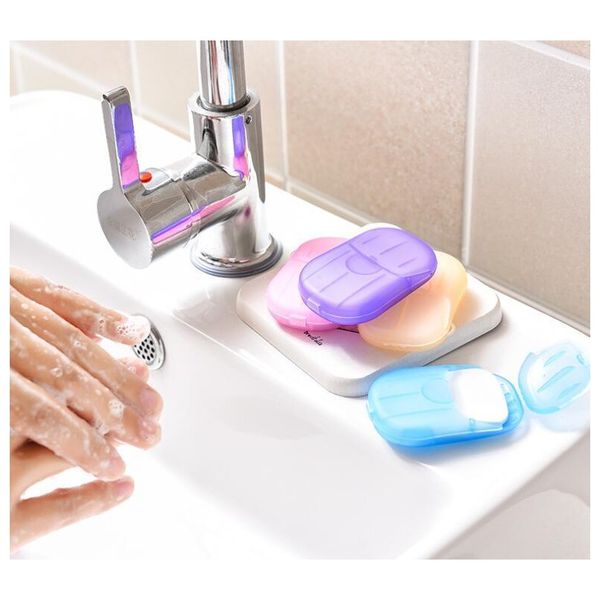 

factory price 5000lots disposable boxed soap paper portable aromatherapy hand wash bath travel mini soap bo sqcsfh cissors