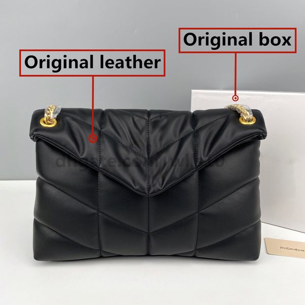 

genuine women chain handbags superior quality 28cm purse level leather original shoulder bag 3 colors box bags 36cm handbag yb25 yb kluj