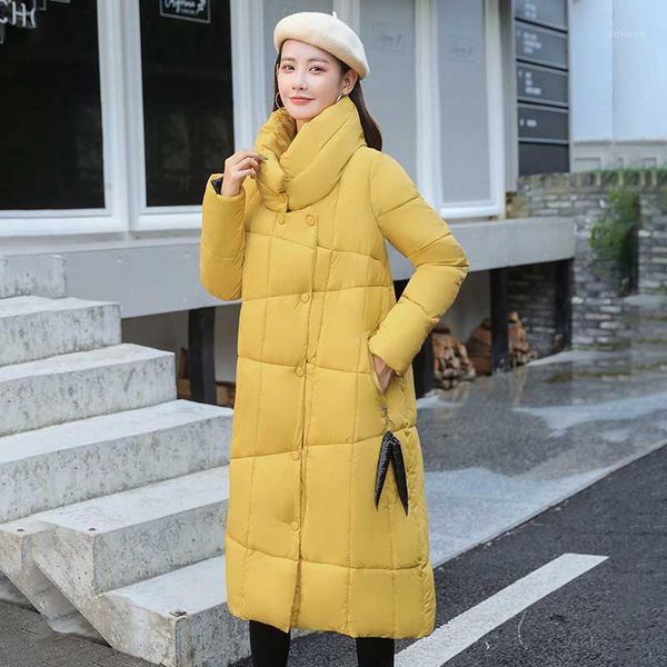 

women x-long thick warm coat jackets winter irregular coats parka female solid pocket jacket outwear1, Black